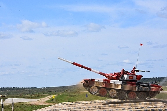 Toàn cảnh đội Việt Nam rộng cửa vào chung kết đua xe tăng tại Nga viet nam co co hoi lon tien vao chung ket giai dua xe tang quoc te tank biathlon 2019