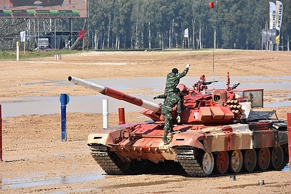 Toàn cảnh đội Việt Nam rộng cửa vào chung kết đua xe tăng tại Nga viet nam co co hoi lon tien vao chung ket giai dua xe tang quoc te tank biathlon 2019