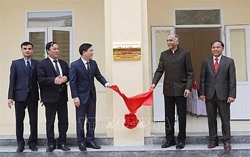 Chính phủ Ấn Độ tài trợ Nhà ăn bán trú mầm non cho trẻ em dân tộc thiểu số xã Bồ Lý chinh phu an do tai tro nha an ban tru mam non cho tre em dan toc thieu so xa bo ly