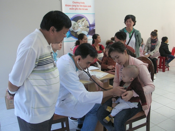 lam dong 1000 nguoi duoc kham sang loc tim mien phi