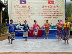 doan chuyen vien viet lao hop ban trien khai mo hinh swissi tai cac cua khau kep
