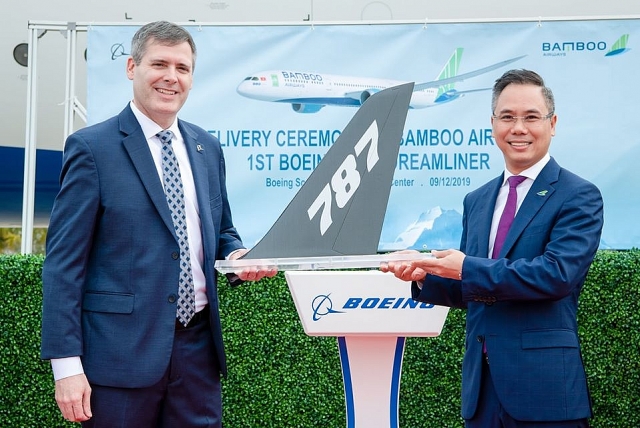 Bamboo Airways chính thức nhận Boeing 787-9 Dreamliner tại Mỹ bamboo airways chinh thuc nhan boeing 787 9 dreamliner tai my