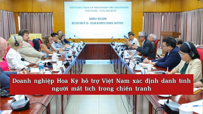 [Video] Doanh nghiệp Hoa Kỳ hỗ trợ Việt Nam xác định danh tính người mất tích trong chiến tranh