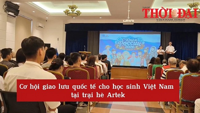 Cơ hội giao lưu quốc tế cho học sinh Việt Nam tại trại hè Artek