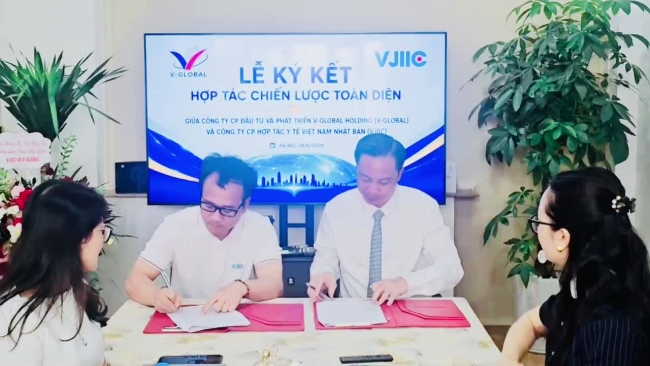 VJIIC và V-Global Holdings ký kết hợp tác chiến lược, mở rộng cơ hội tiếp cận y tế chất lượng cao tại Nhật Bản