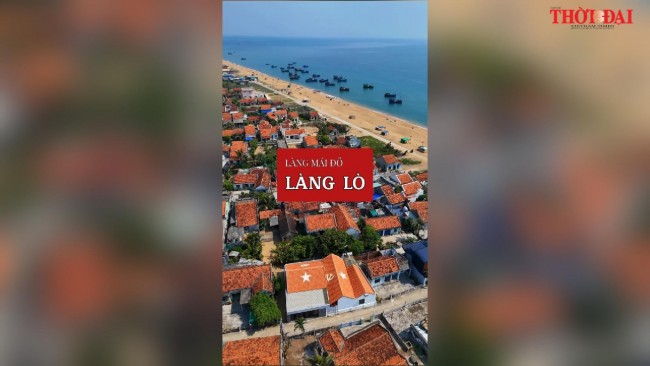 [Video] Làng Lò hơn 400 năm tuổi với những mái ngói đỏ ven biển