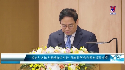 政府与各地方视频会议举行 阮富仲等党和国家领导出席