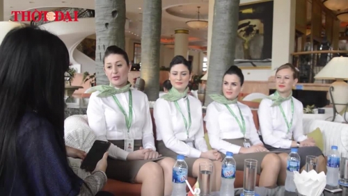 Nụ cười tỏa nắng của các nữ tiếp viên Thổ Nhĩ Kỳ hãng hàng không Bamboo Airways