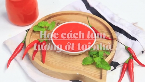 Hướng dẫn cách tự làm tương ớt không chất phụ gia như Chin-su
