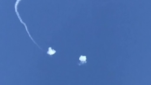 Video:  Cận cảnh rocket phóng từ Dải Gaza bị Tên lửa Vòm Sắt (Israel) huỷ diệt