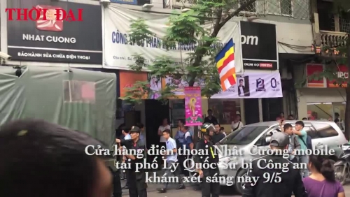 Video: Cận cảnh công an khám xét Nhật Cường Mobile, thu giữ nhiều mặt hàng