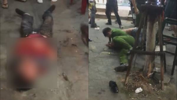 Video: Công an khống chế kẻ ngáo đá vô cớ chém người như phim hành động